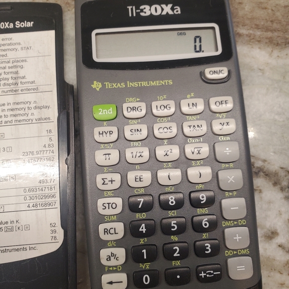 Texas Instruments TI-30Xa Scientific Calculator - Picture 2 of 4